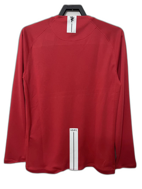 Manchester United 07/08 I Home Jersey - Long Sleeve Retro Version